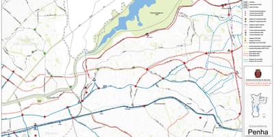 Mapa de Penha Galicia - Público de transportes