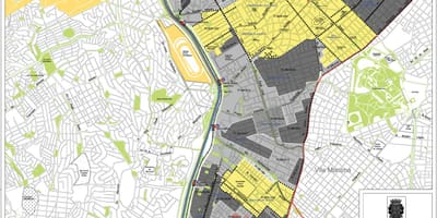 Mapa de Pinheiros São Paulo - Ocupación do solo