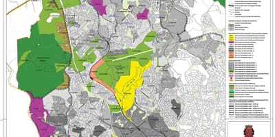 Mapa de Pirituba-Jaraguá São Paulo - Ocupación do solo