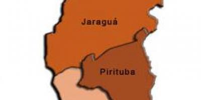 Mapa de Pirituba-Jaraguá sub-concello