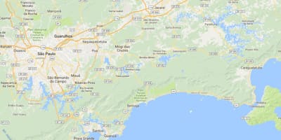 Mapa de praia Caçandoquinha