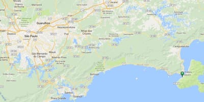 Mapa de praia Julião