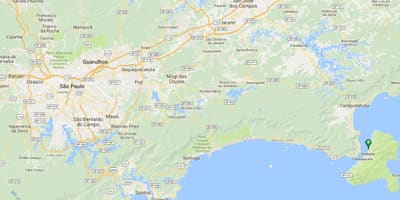 Mapa de praia Engenho Dágua