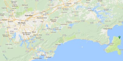 Mapa de praia Poço