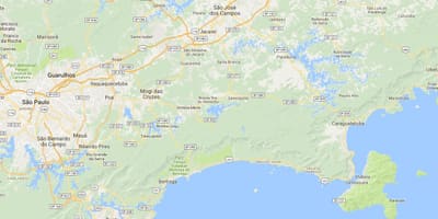 Mapa de praia Tenório