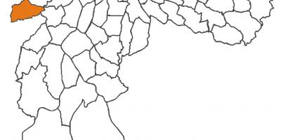 Mapa de Raposo Tavares provincia