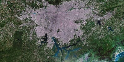 Mapa de São Paulo satélite