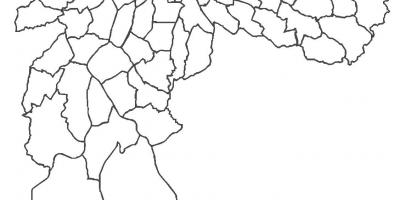 Mapa de São Miguel Paulista provincia