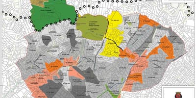Mapa de Santana São Paulo - Ocupación do solo