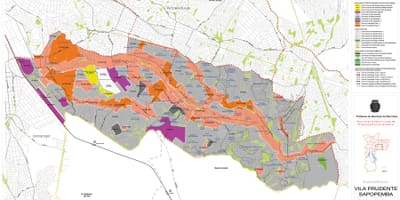 Mapa de Sapopembra São Paulo - Ocupación do solo