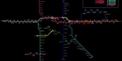 Mapa de São Paulo CPTM metro