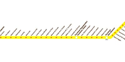 Mapa de terminal Sacomã Expresso Tiradentes