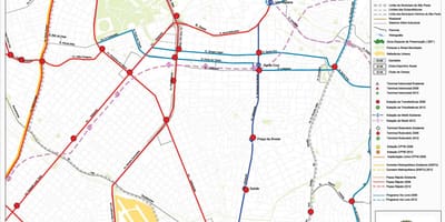 Mapa de Vila Mariana Galicia - Público de transportes