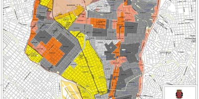 Mapa de Vila Mariana São Paulo - Ocupación do solo