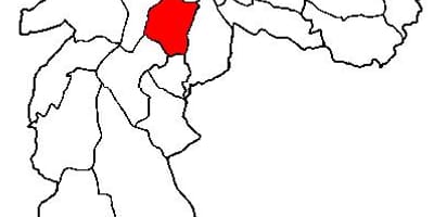 Mapa de Vila Mariana sub-concello de São Paulo