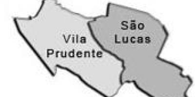 Mapa de Vila Prudente sub-concello