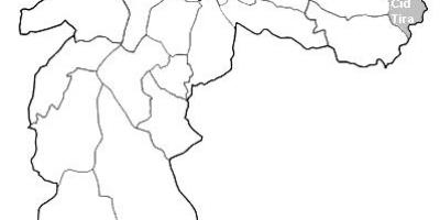Mapa da zona Leste 2 São Paulo